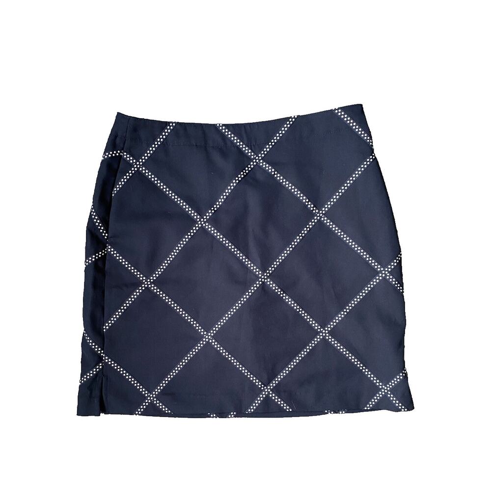EP Pro Skort Womens Blue & White Tennis Golf Athletic Old Money Preppy Summer